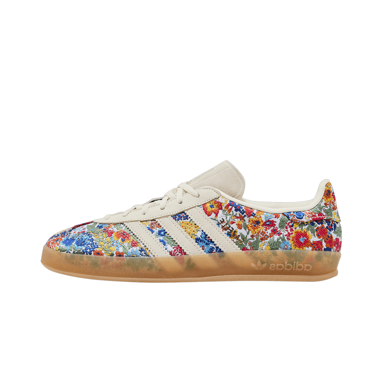 Adidas Gazelle Indoor Liberty London Floral Embroidery, Off-White/Multi (JP5309)