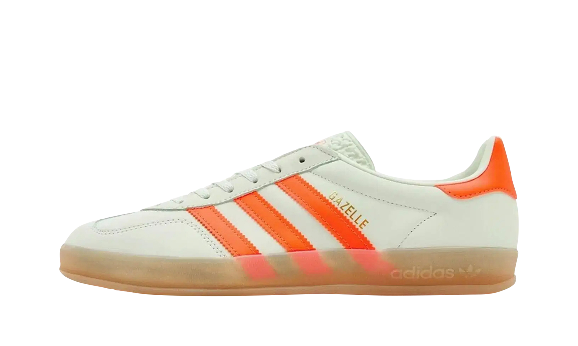 Adidas Gazelle Indoor Linen Green Solar Orange