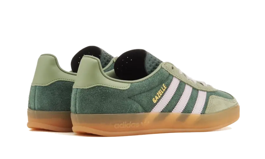 Adidas Gazelle Indoor Mineral Green Silver Dawn, Mineral Green/Silver Dawn/Silver Green (JI0323)