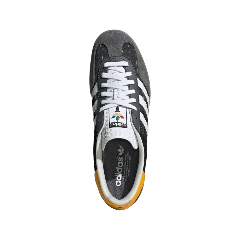 Adidas Gazelle Indoor Olympic Black, Bright Blue/Core Black/Gum (IF9642)
