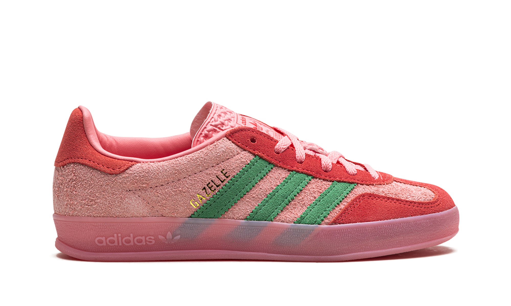Adidas Gazelle Indoor Semi Pink Spark Preloved Scarlet