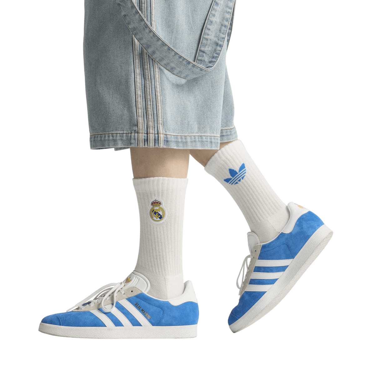 Adidas Gazelle Real Madrid Third Kit Blue Bird