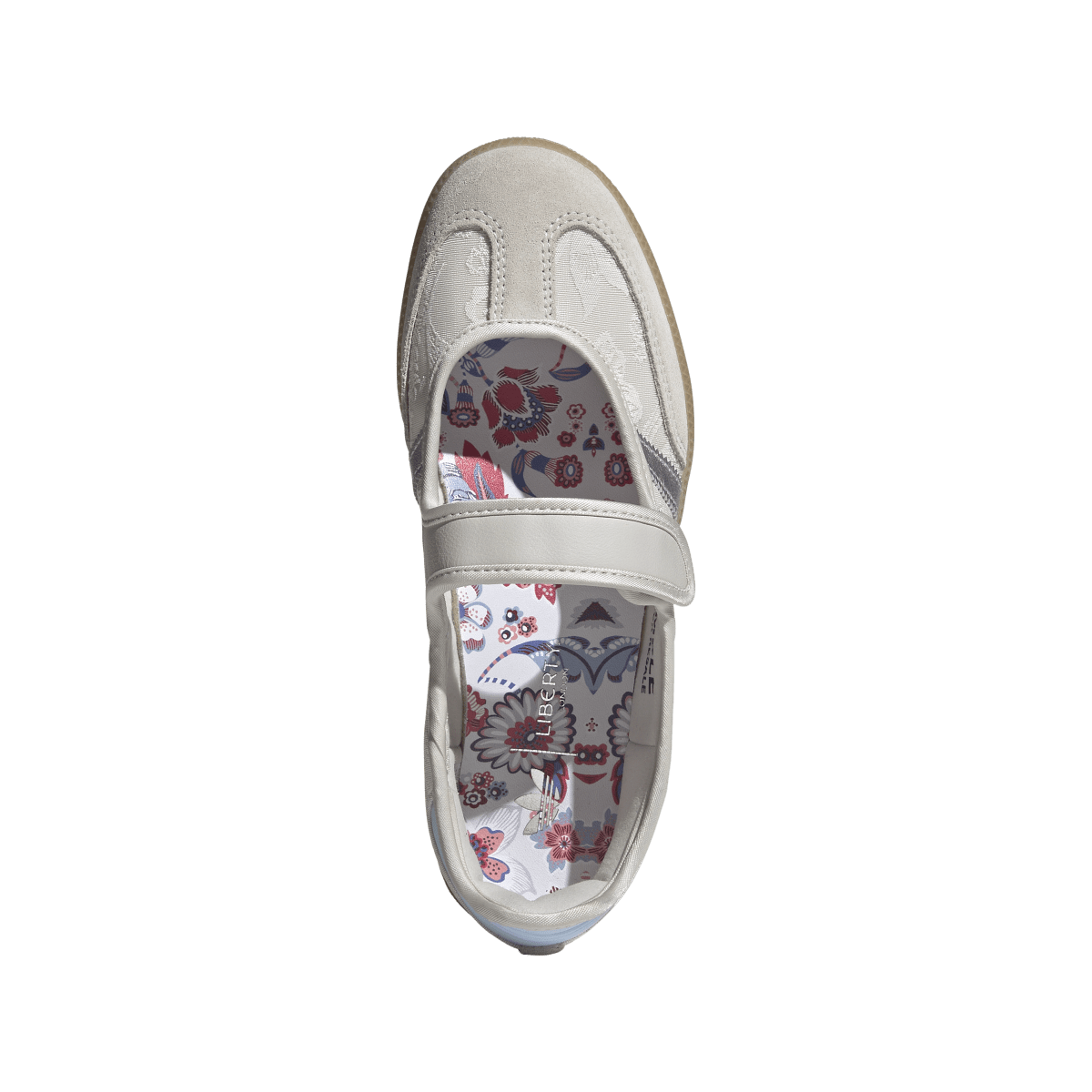 Adidas Liberty London Samba Jane Chalk Pearl Silver Metallic Chalk White
