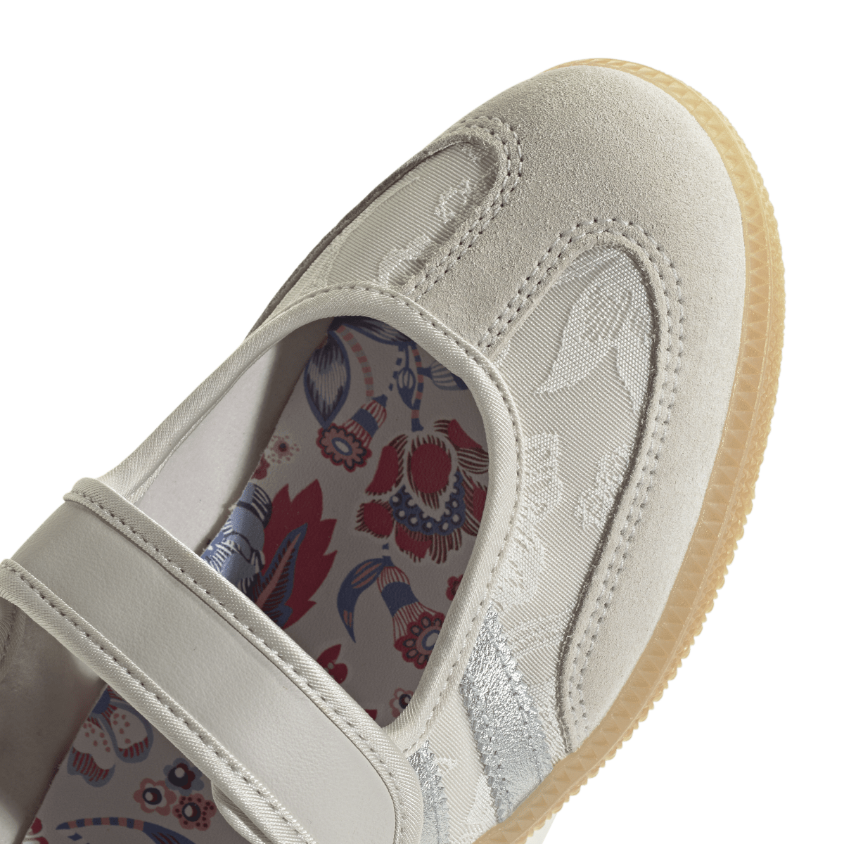 Adidas Liberty London Samba Jane Chalk Pearl Silver Metallic Chalk White