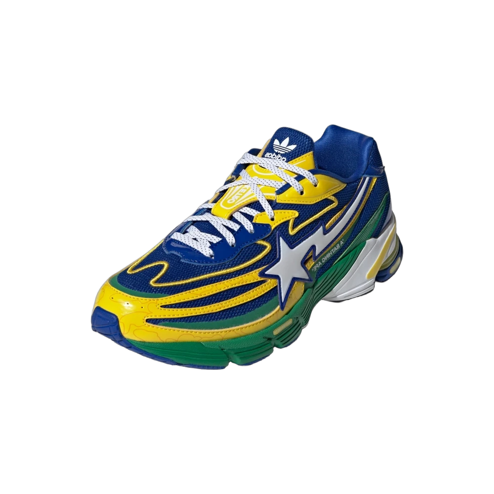 Adidas Orketro Bape Yellow Blue Green, Green/Power Blue/Blue (JQ2398)