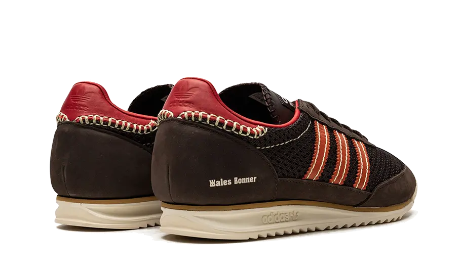 Adidas SL 72 Knit Wales Bonner Brown, Dark Brown/Collegiate Orange/Cream White (IE1664)