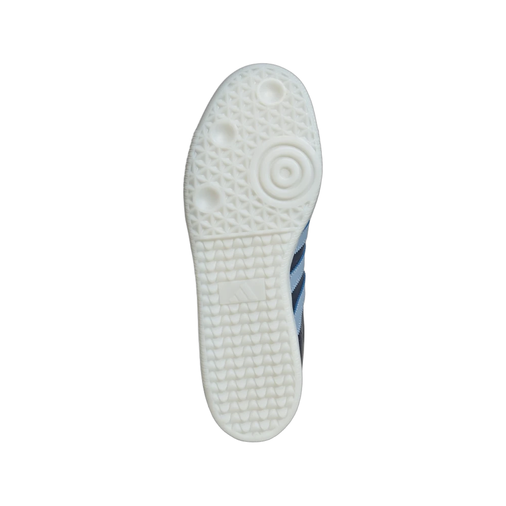 Adidas Samba Indoor Argentine Football Association Away Kit, Shadow Navy/Ambient Sky/Gold Metallic (JR6352)