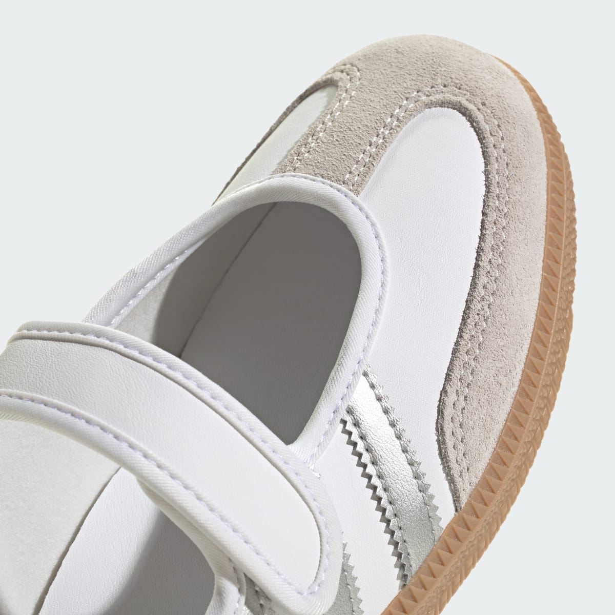Adidas Samba Jane White Silver Metallic