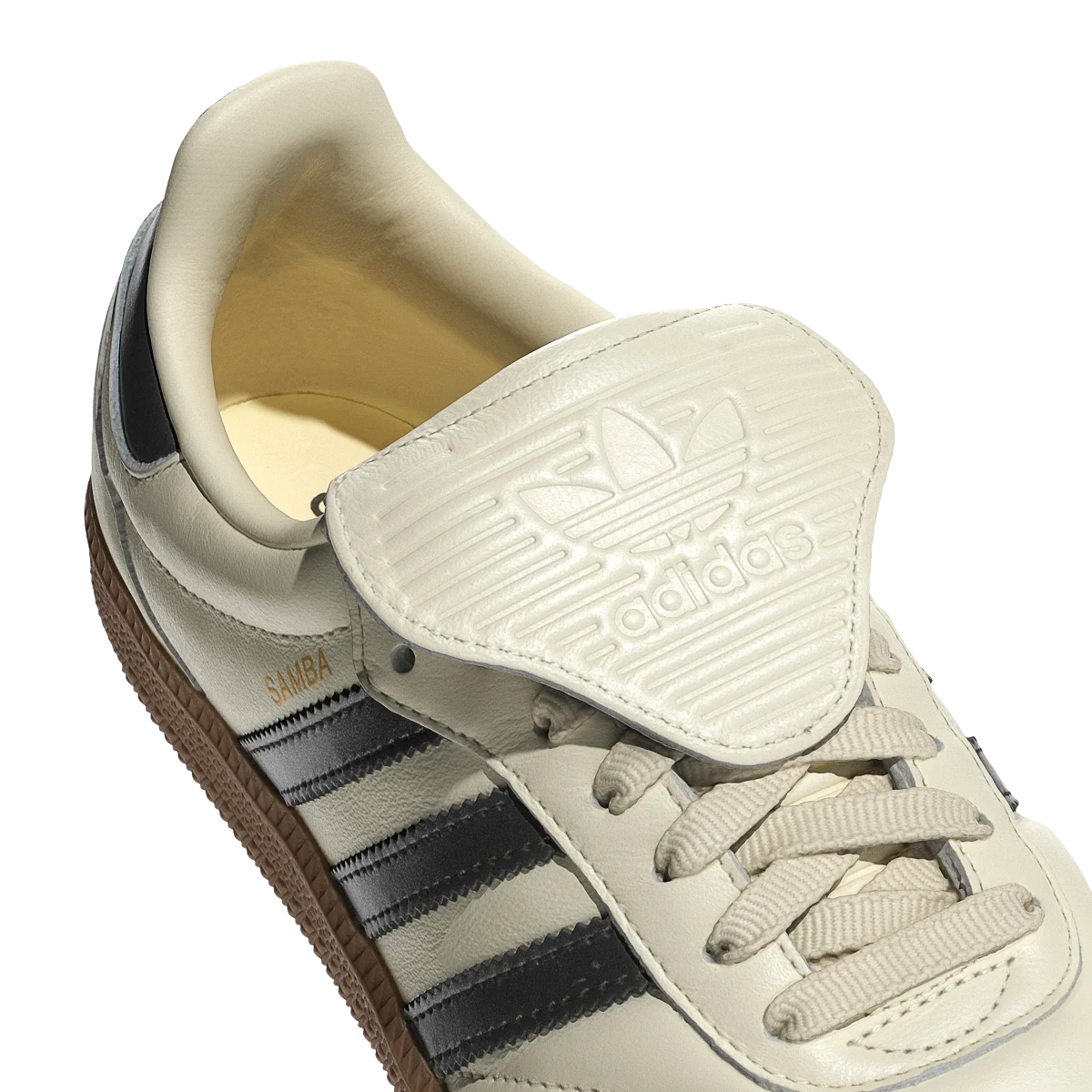 Adidas Samba LT Cream White Black Gum, Cream White/Core Black/Gum (JP6143)
