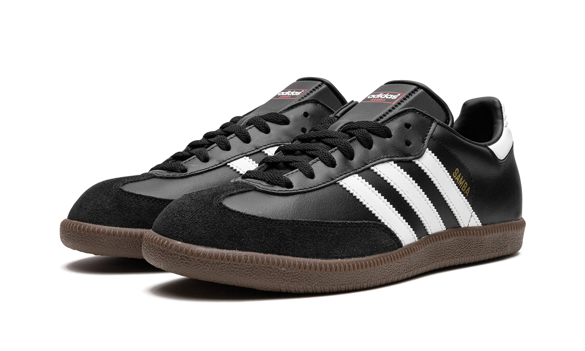 Adidas Samba Leather Black White