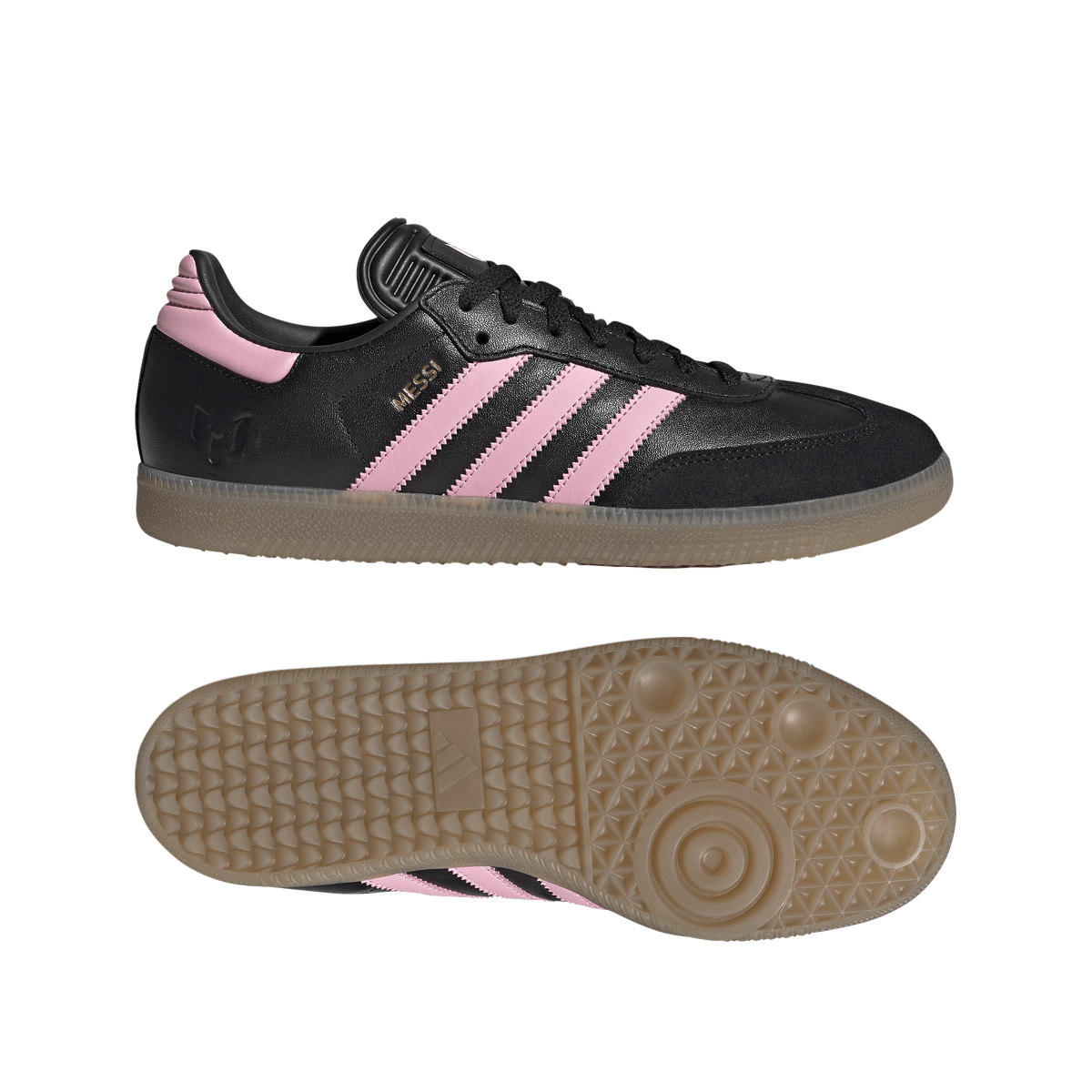 Adidas Samba Messi Black Gold Metallic