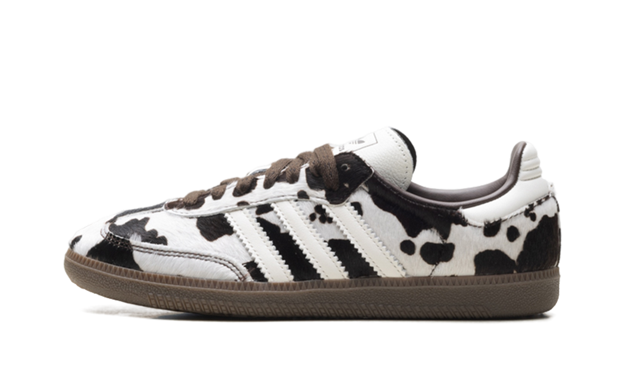 Adidas Samba OG Cow Print Dark Brown White