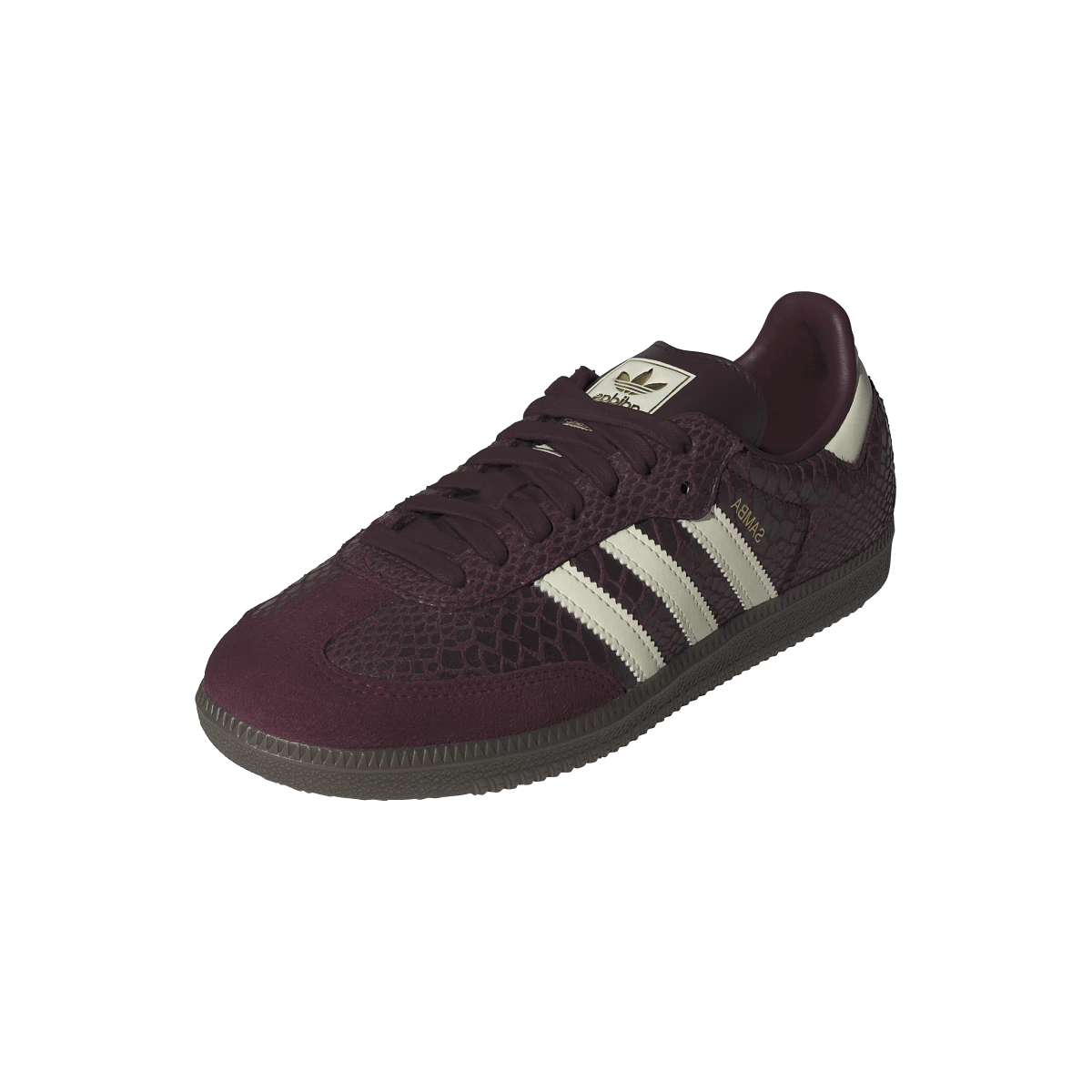 Adidas Samba OG Snakeskin Maroon Cream White