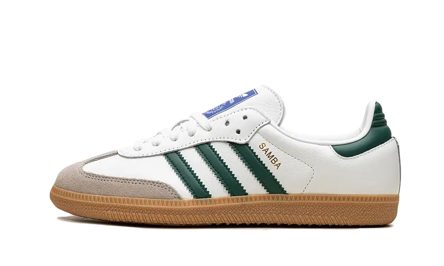 Adidas Samba OG White Collegiate Green Gum, Cloud White/Collegiate Green/Gum (IE1331)