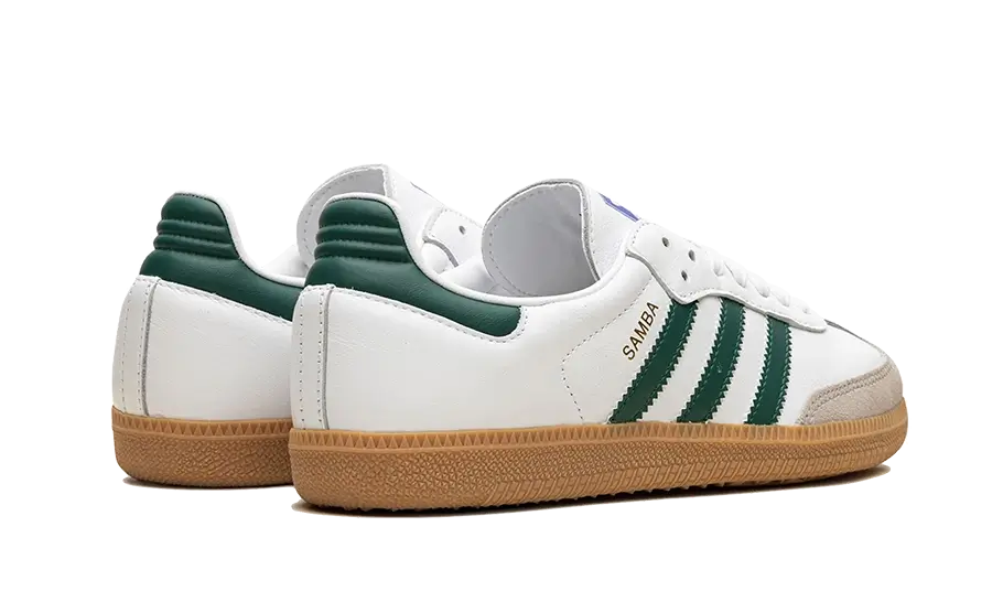 Adidas Samba OG White Collegiate Green Gum, Cloud White/Collegiate Green/Gum (IE1331)