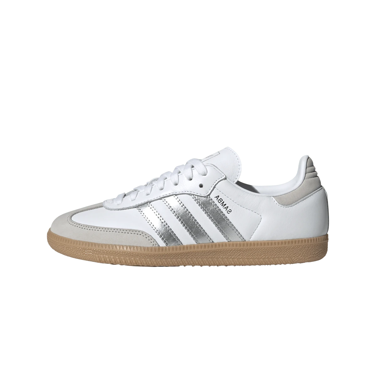 Adidas Samba OG White Silver Metallic Grey, Footwear White/Silver Metallic/Grey One (JI2725)