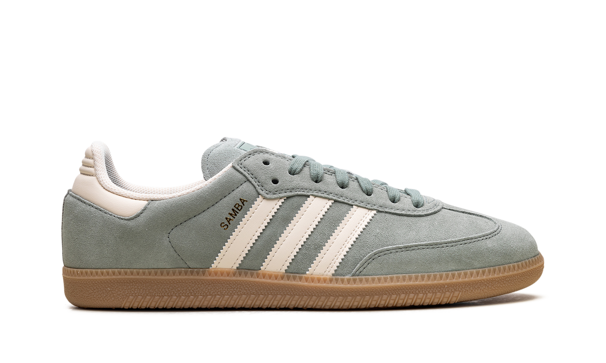 Adidas Samba Silver Green Wonder White