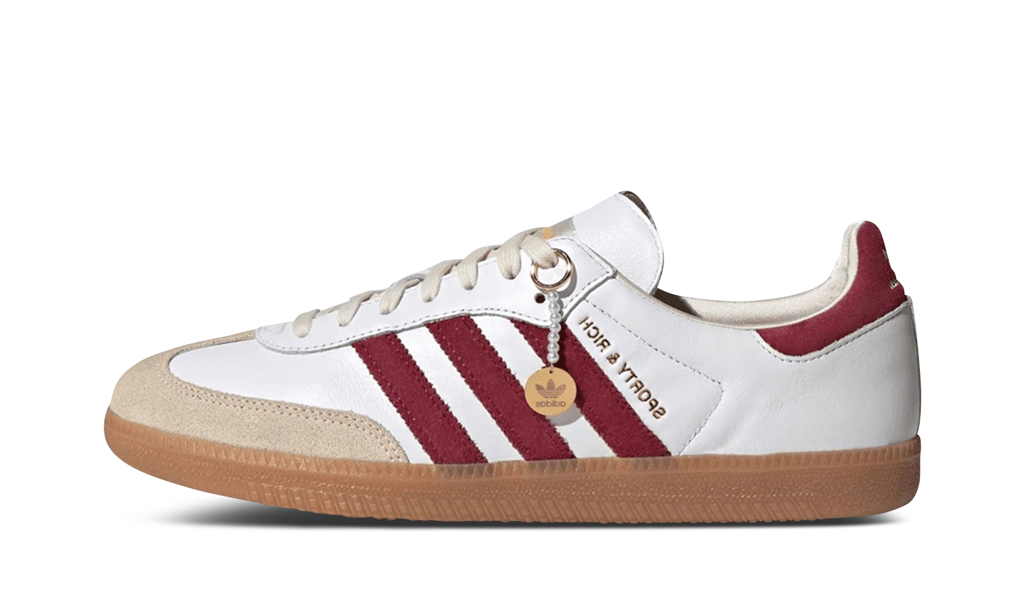Adidas Samba Sporty & Rich White Collegiate Burgundy