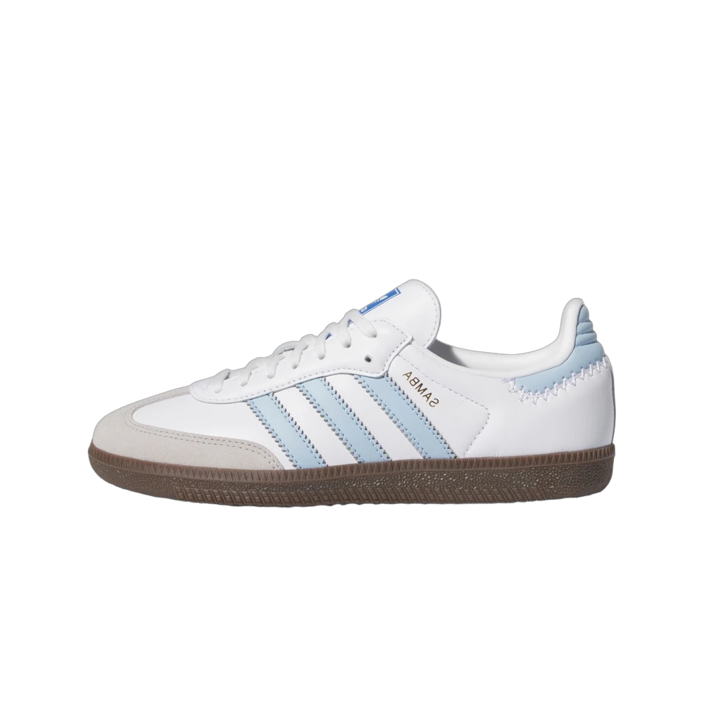 Adidas Samba White Clear Sky, Footwear White/Clear Sky/Blue (JI2009)