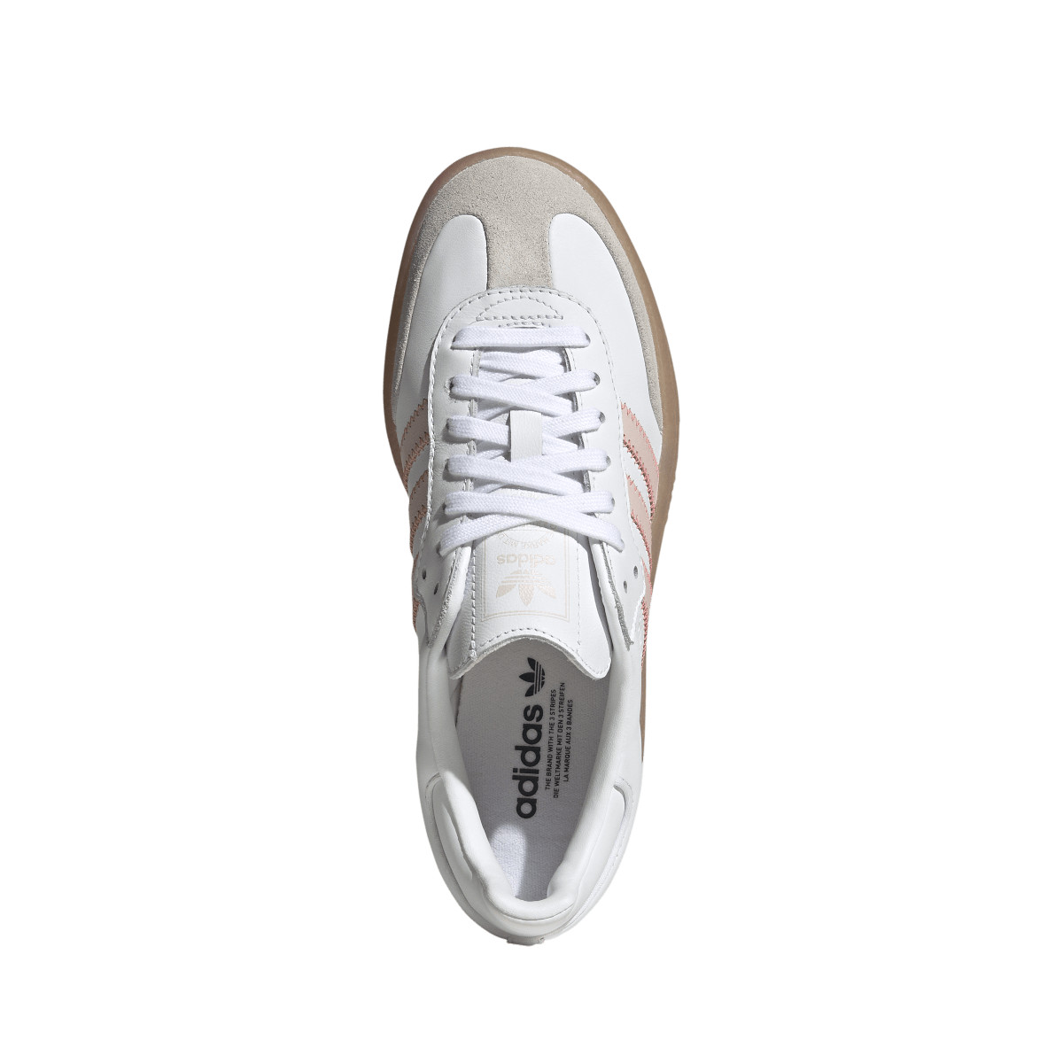 Adidas Sambae White Sandy Pink Red
