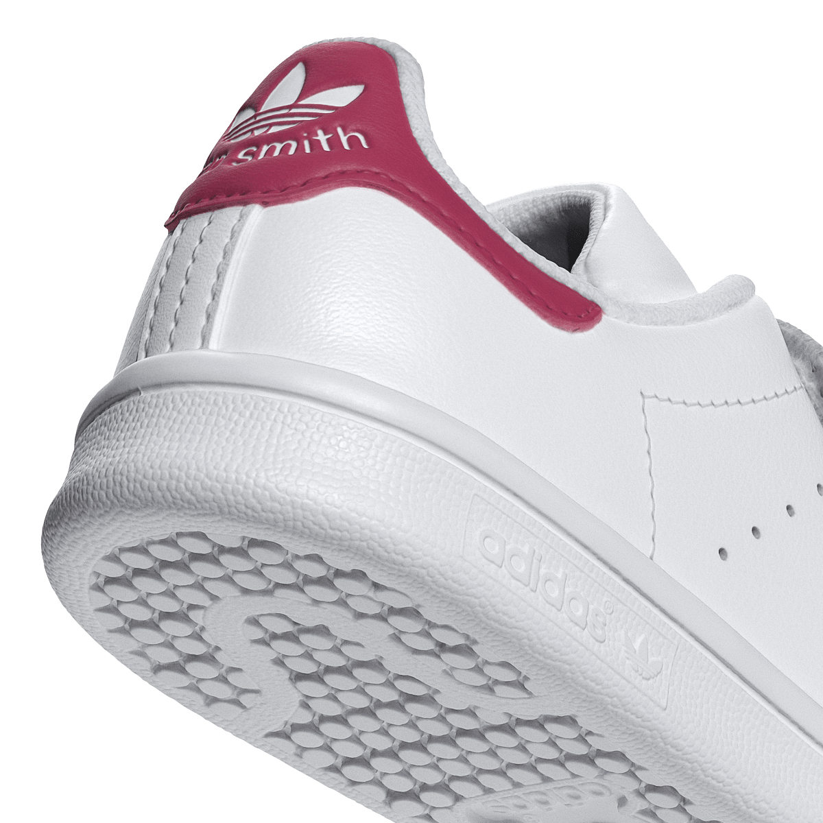Adidas Stan Smith Comfort Closure Cloud White Bold Pink (PS)