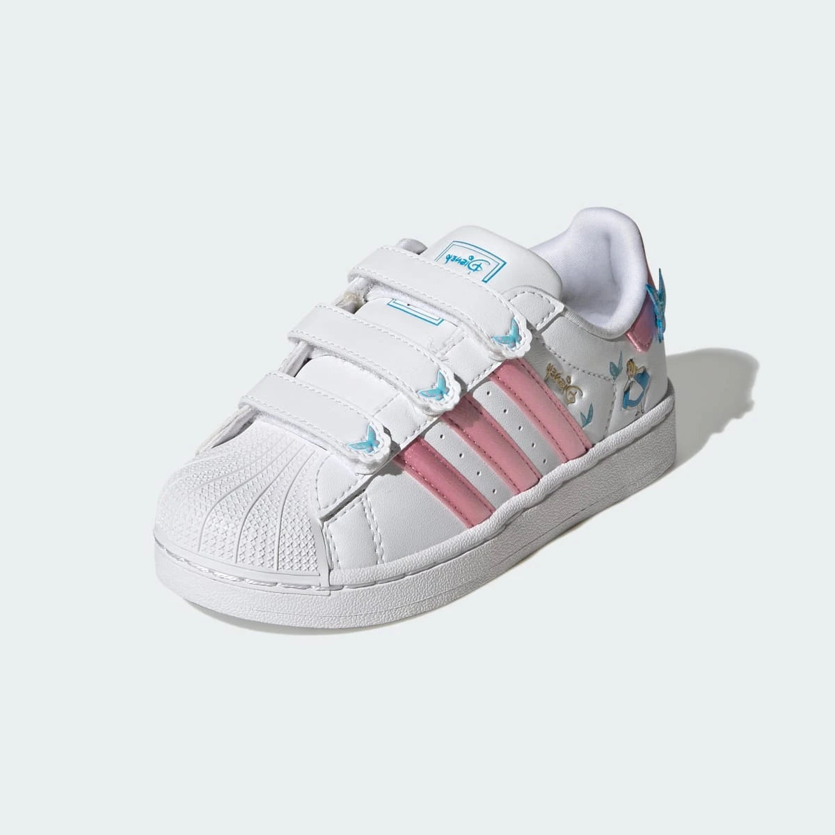 Adidas Superstar II Comfort Closure Disney White Light Pink Aquamarine (PS)