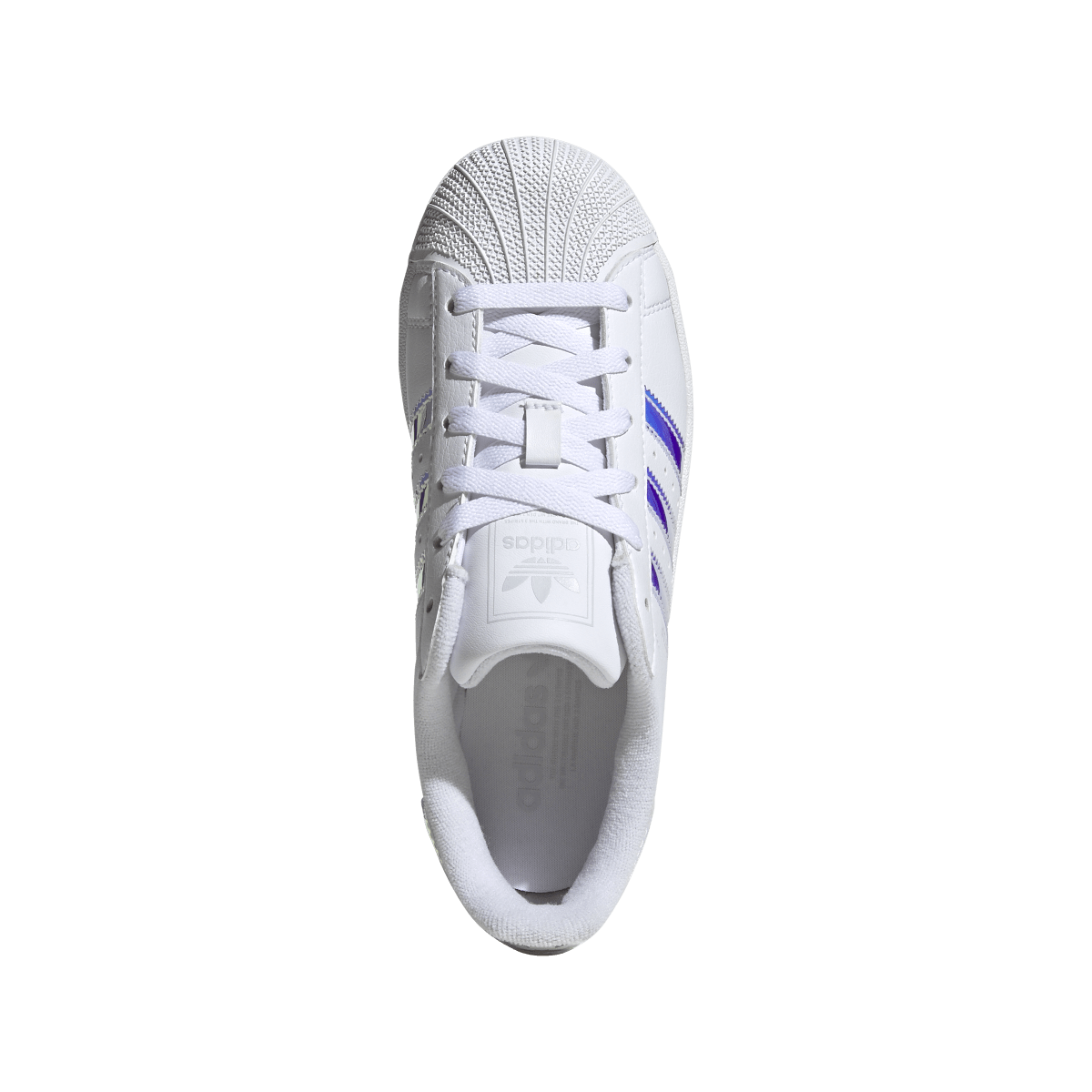 Adidas Superstar II White Iridescent Stripes