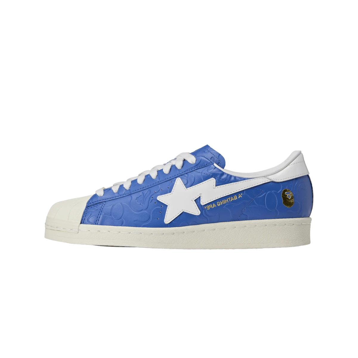 Adidas Superstar Vintage Bape Blue White, Blue/White (JR2702)