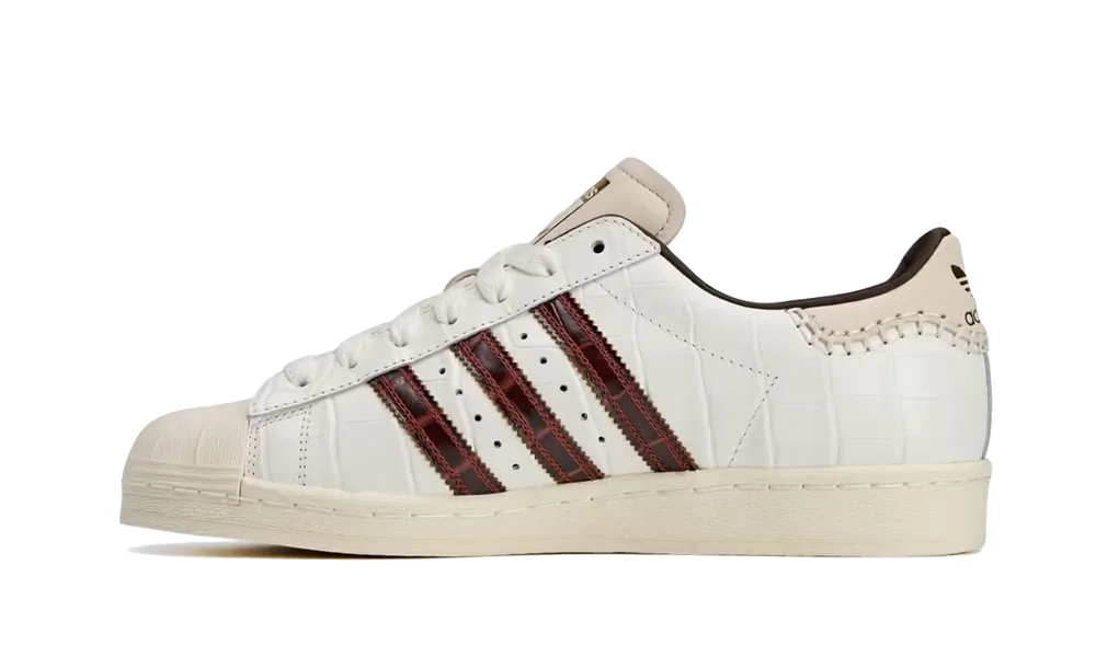 Adidas Superstar Wales Bonner White Brown Croc