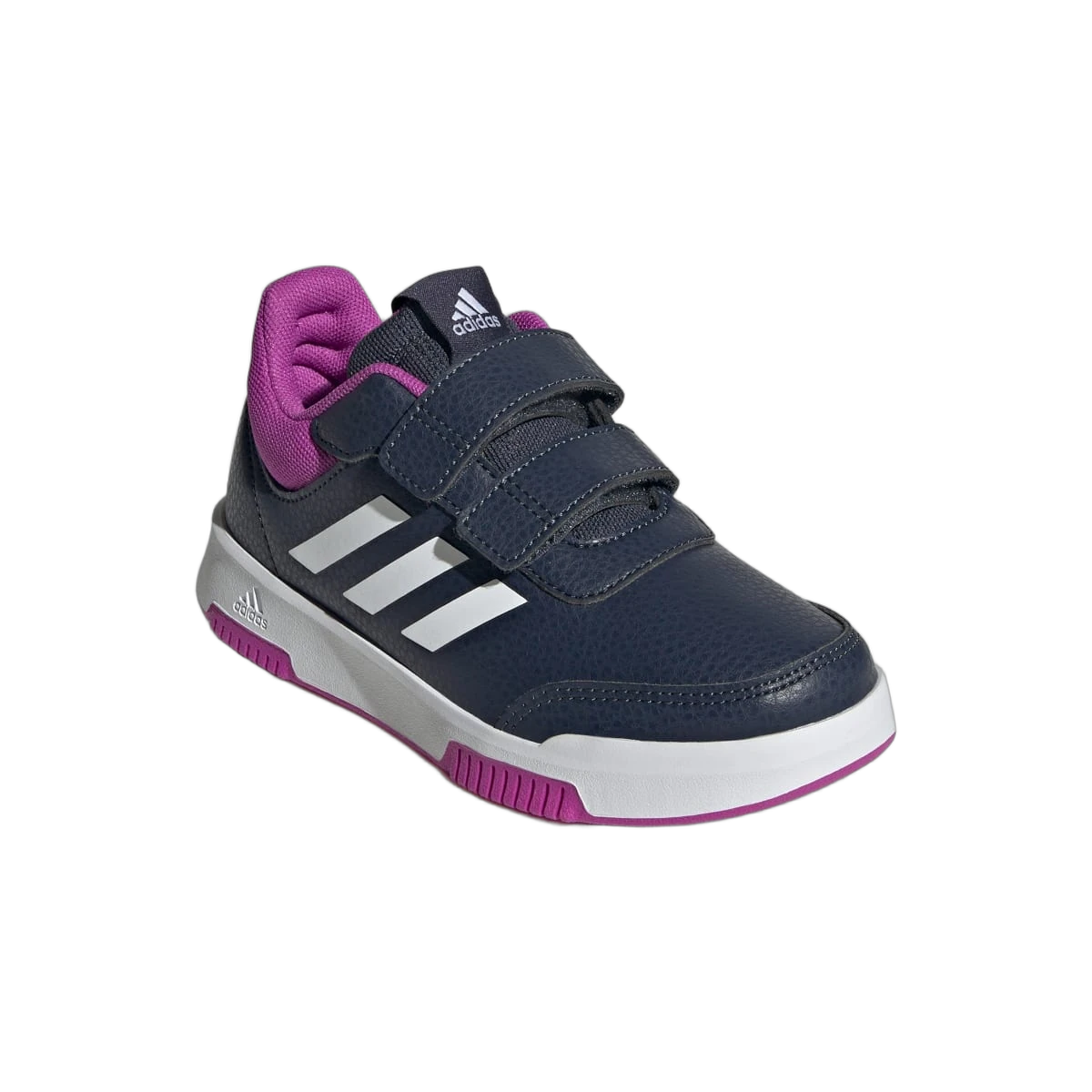 Adidas Tensaur Hook And Loop Shadow Navy Cloud White Flash Pink