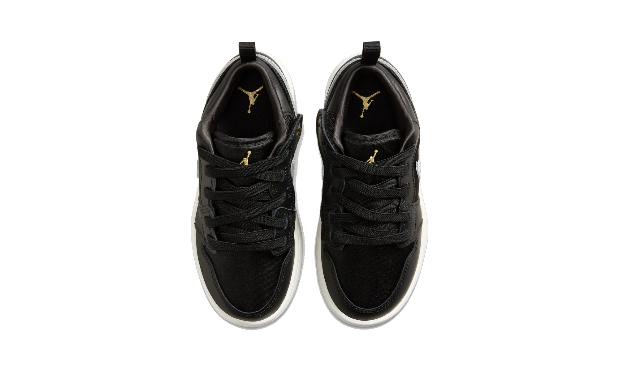 Air Jordan 1 Low Alt SE Black Silver Sail Gold (PS)