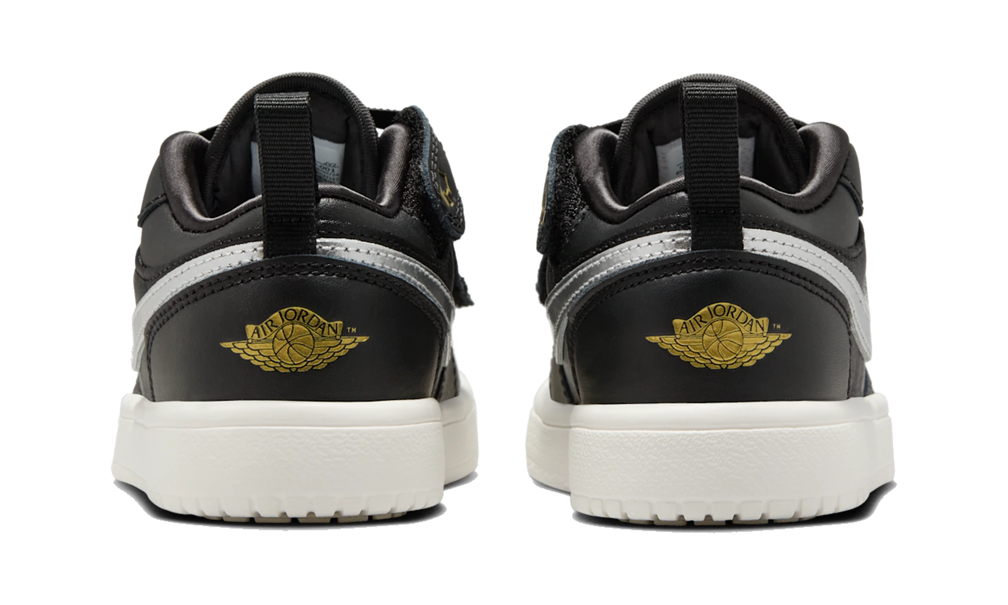 Air Jordan 1 Low Alt SE Black Silver Sail Gold (PS)