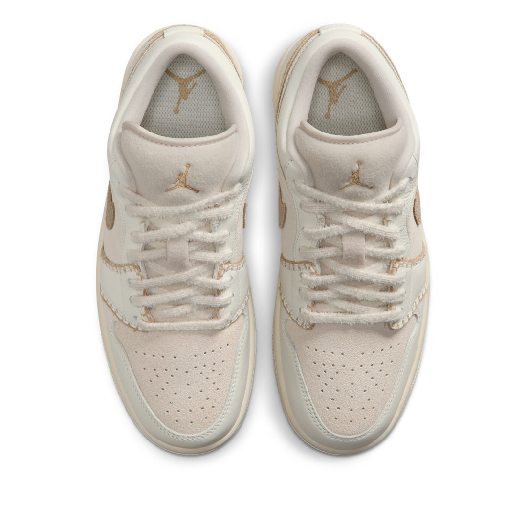 Air Jordan 1 Low SE Cozy Girl, Light Orewood Brown/Hemp/Sail (HV4268-120)