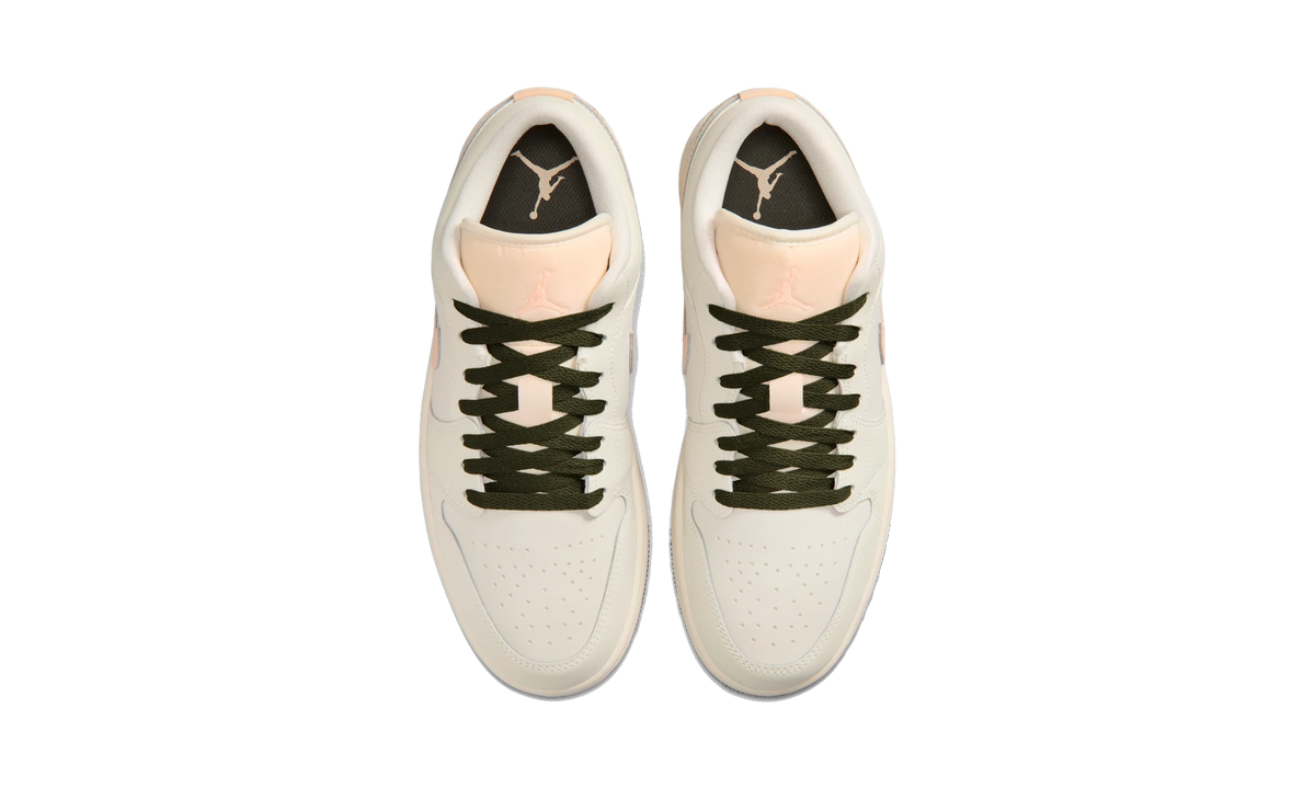 Air Jordan 1 Low Sail Crimson Tint Khaki