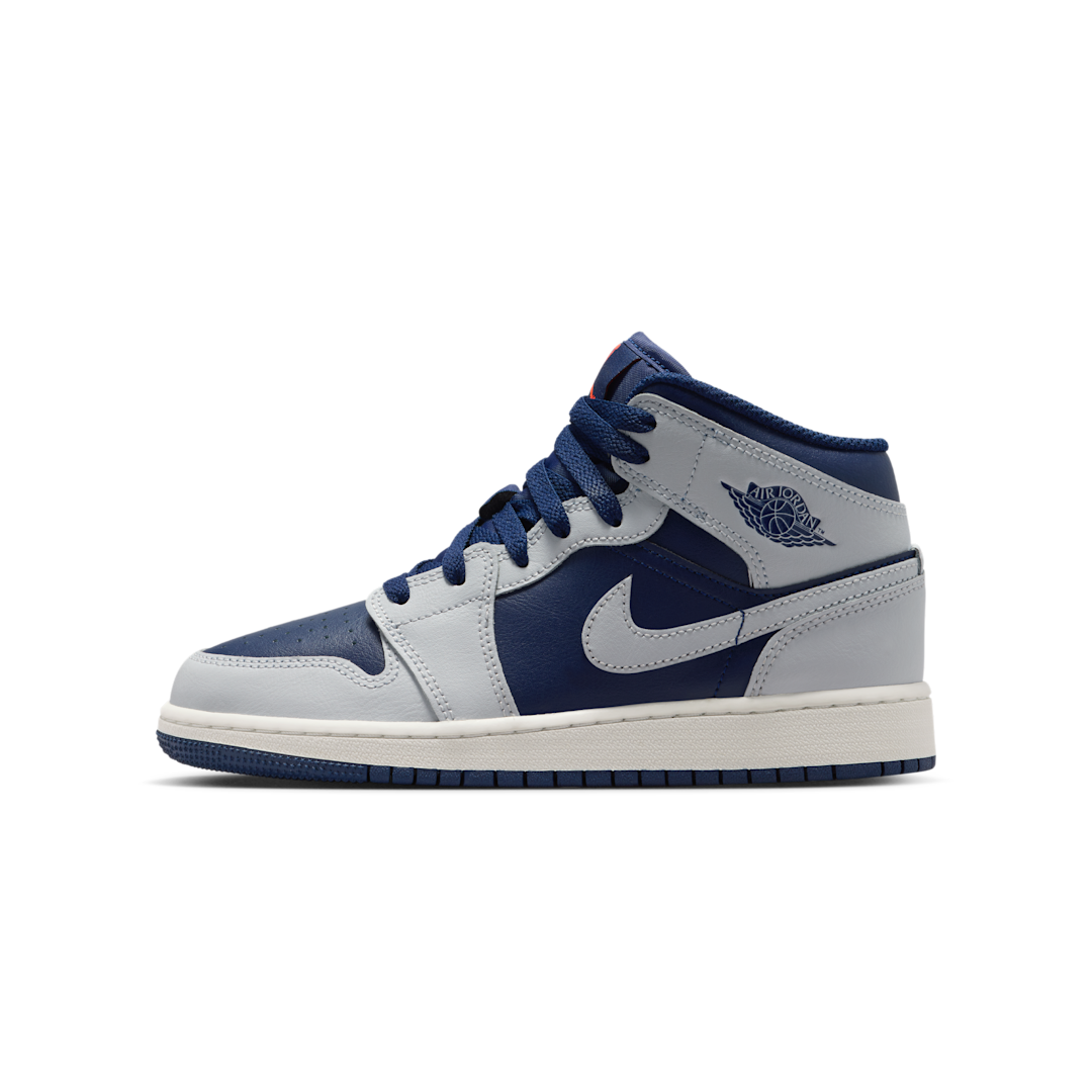 Air Jordan 1 Mid Blue Void, Blue Void/Summit White/Hot Lava/Pure Platinum (DQ8423-403)
