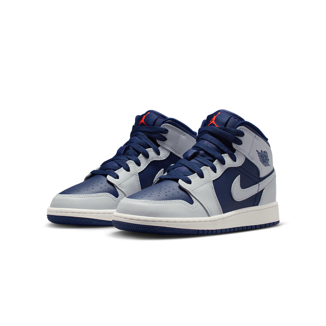 Air Jordan 1 Mid Blue Void, Blue Void/Summit White/Hot Lava/Pure Platinum (DQ8423-403)