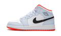 Air Jordan 1 Mid Half Blue Polka Dot Swoosh