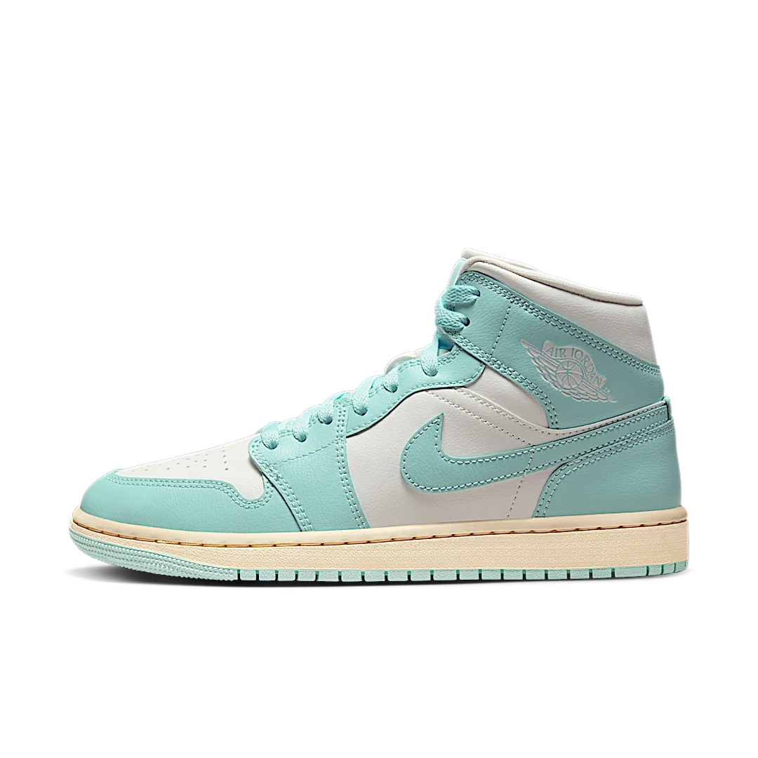 Air Jordan 1 Mid Light Dew, Sail/Muslin/Light Dew (BQ6472-132)