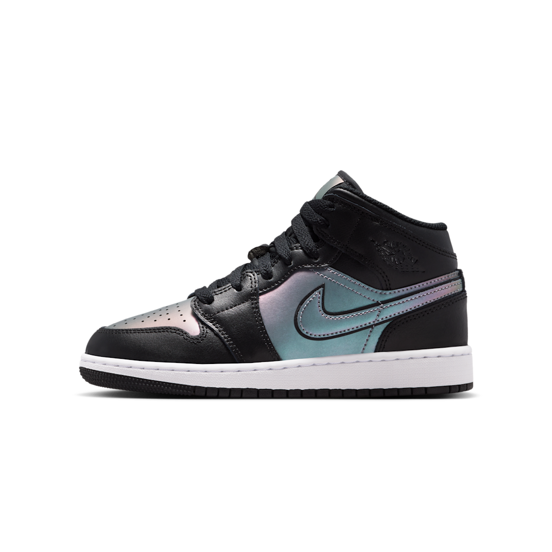 Air Jordan 1 Mid SE BG Black White