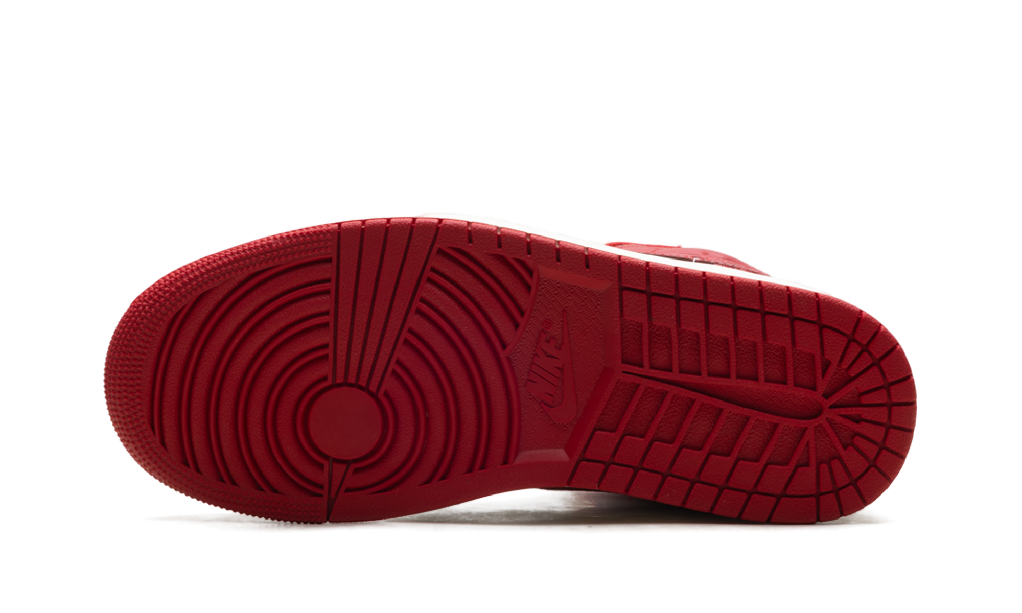 Air Jordan 1 Mid SE Red Cracked Leather