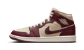 Air Jordan 1 Mid SE Split Beach Cherrywood Red