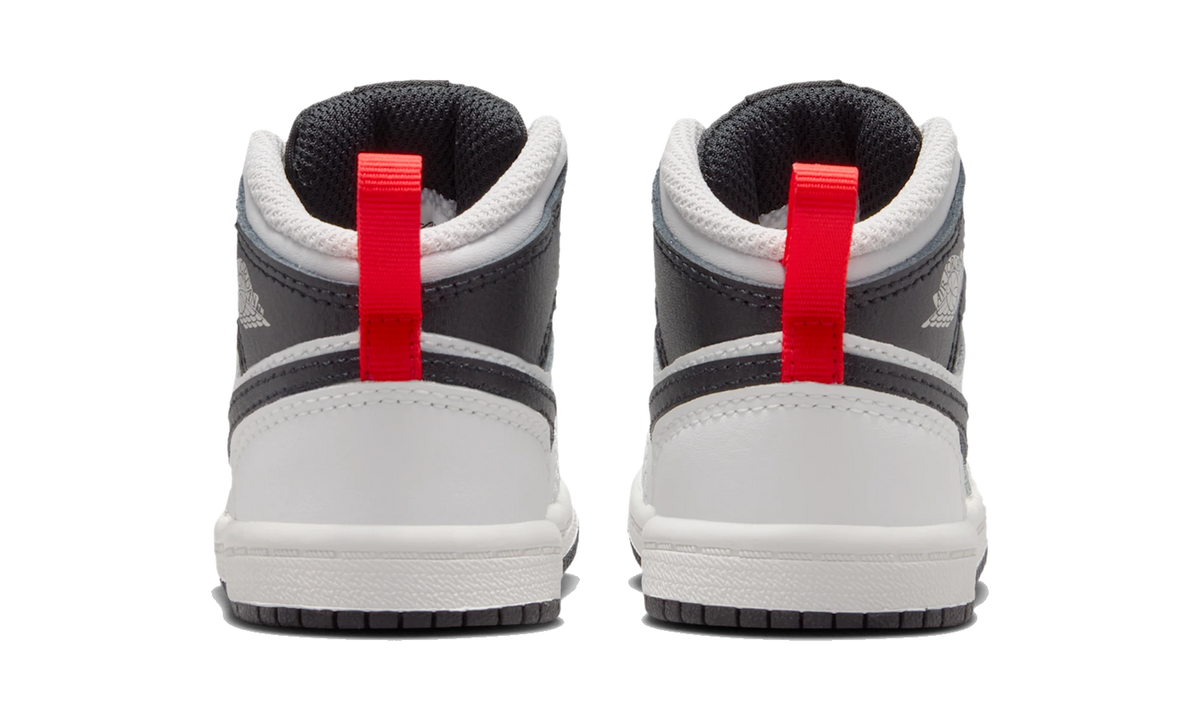 Air Jordan 1 Mid Summit White Infrared Black (TD)