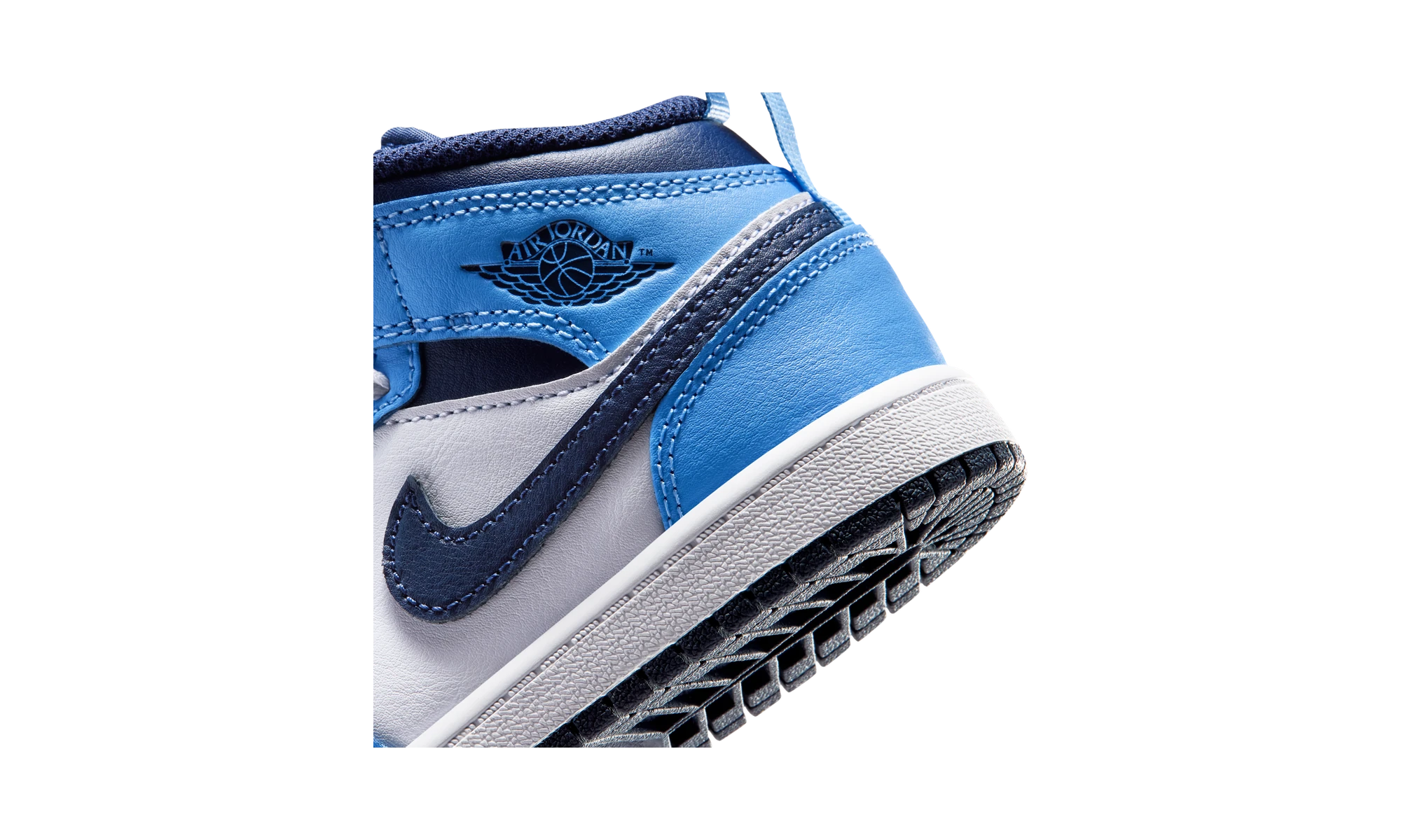 Air Jordan 1 Mid University Blue Midnight Navy (PS)