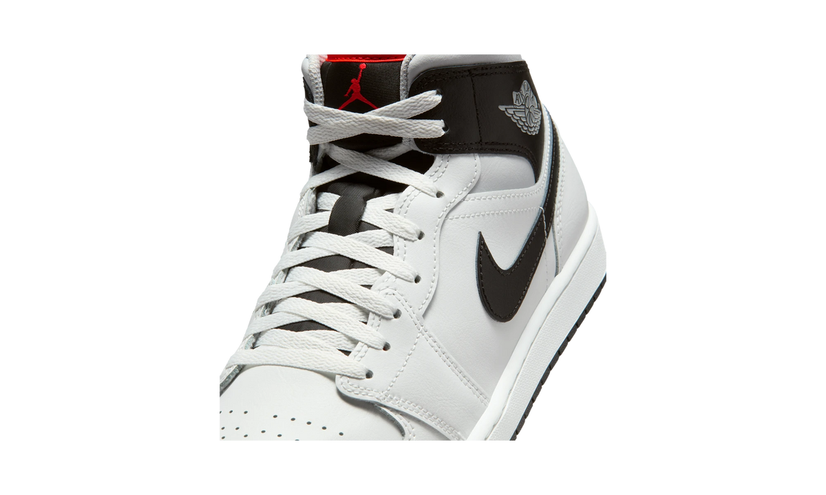 Air Jordan 1 Mid White Neutral Grey Infrared