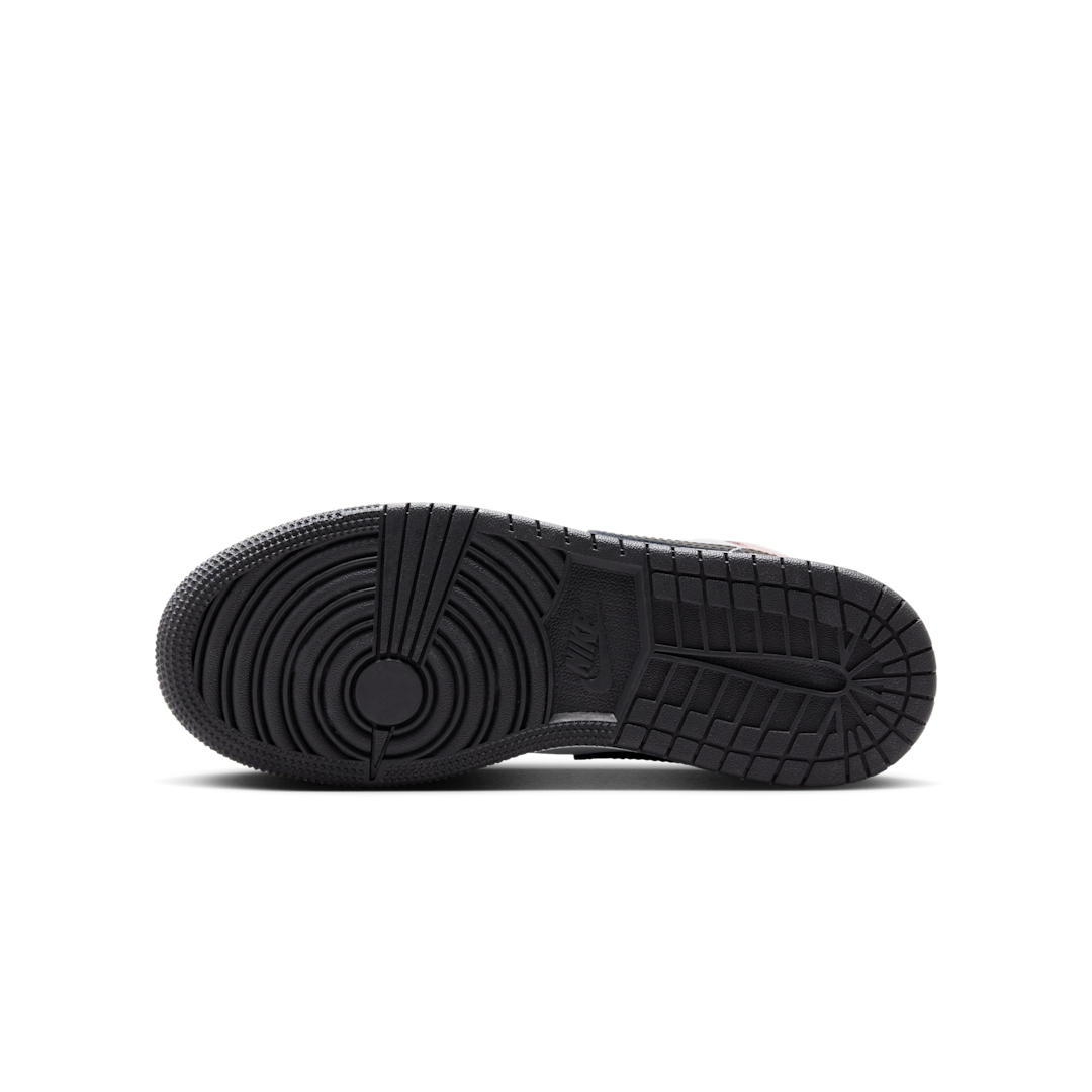 Air Jordan 1 Mid White Rust Pink Black, White/Rust Pink/Black (DQ8423-100)