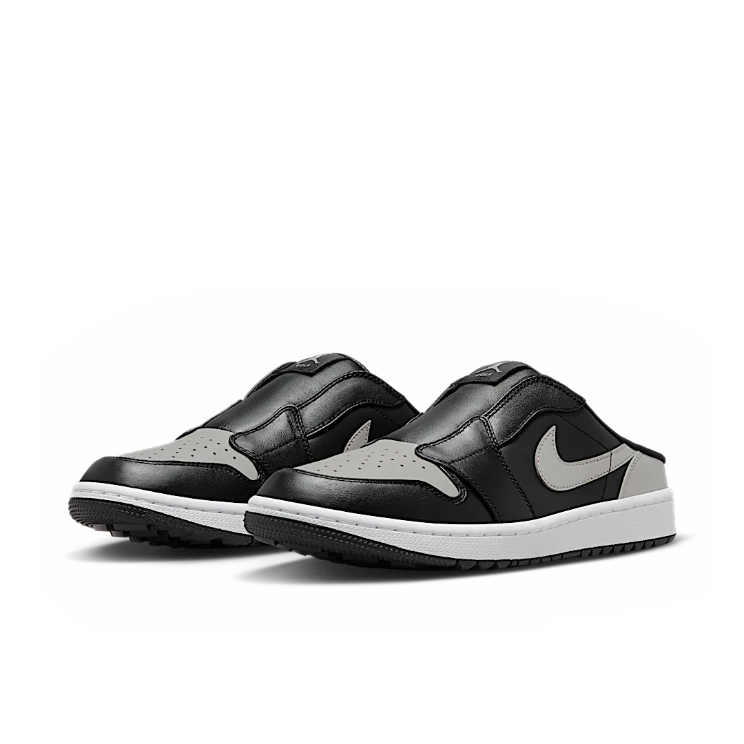 Air Jordan 1 Mule Golf Shadow, Black/White/Medium Grey (FJ1214-003)