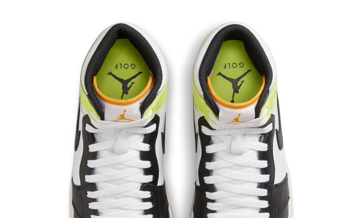 Air Jordan 1 Retro High Golf White University Gold Volt Black