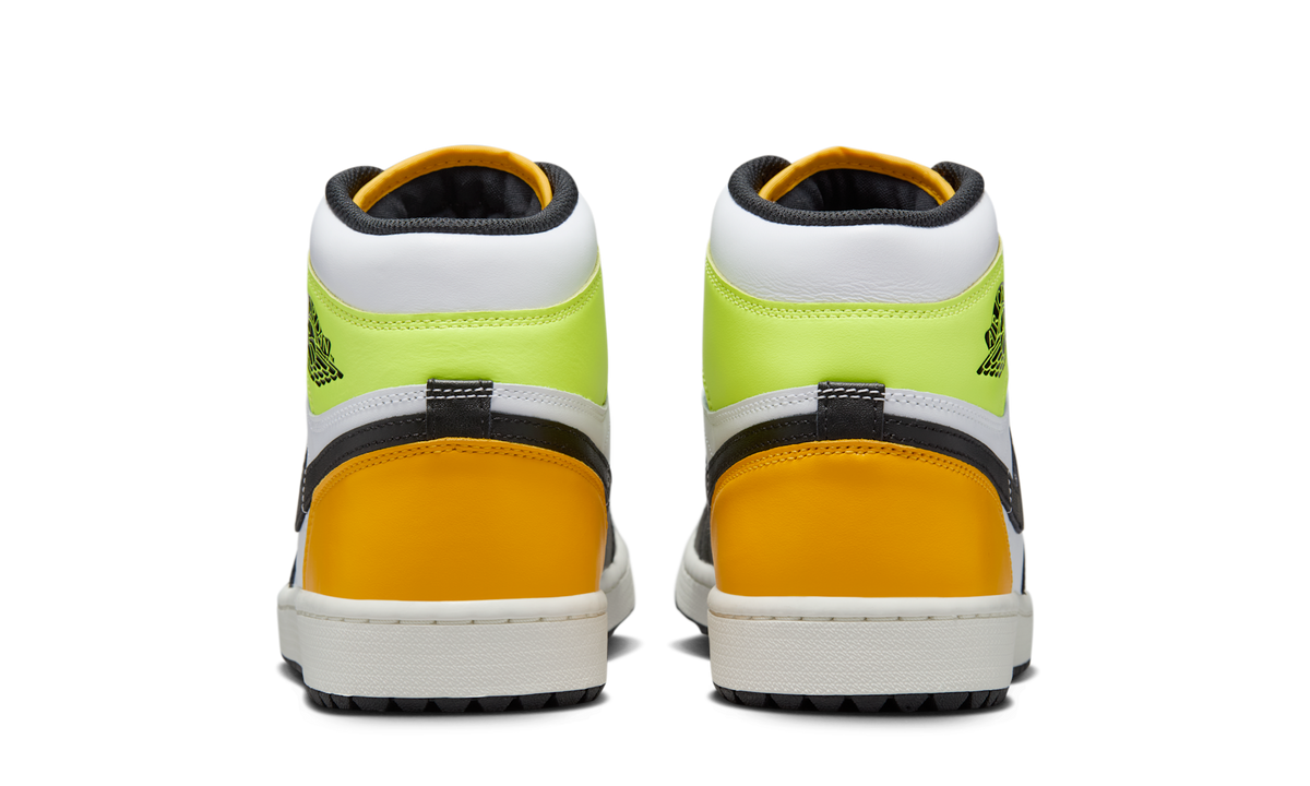 Air Jordan 1 Retro High Golf White University Gold Volt Black