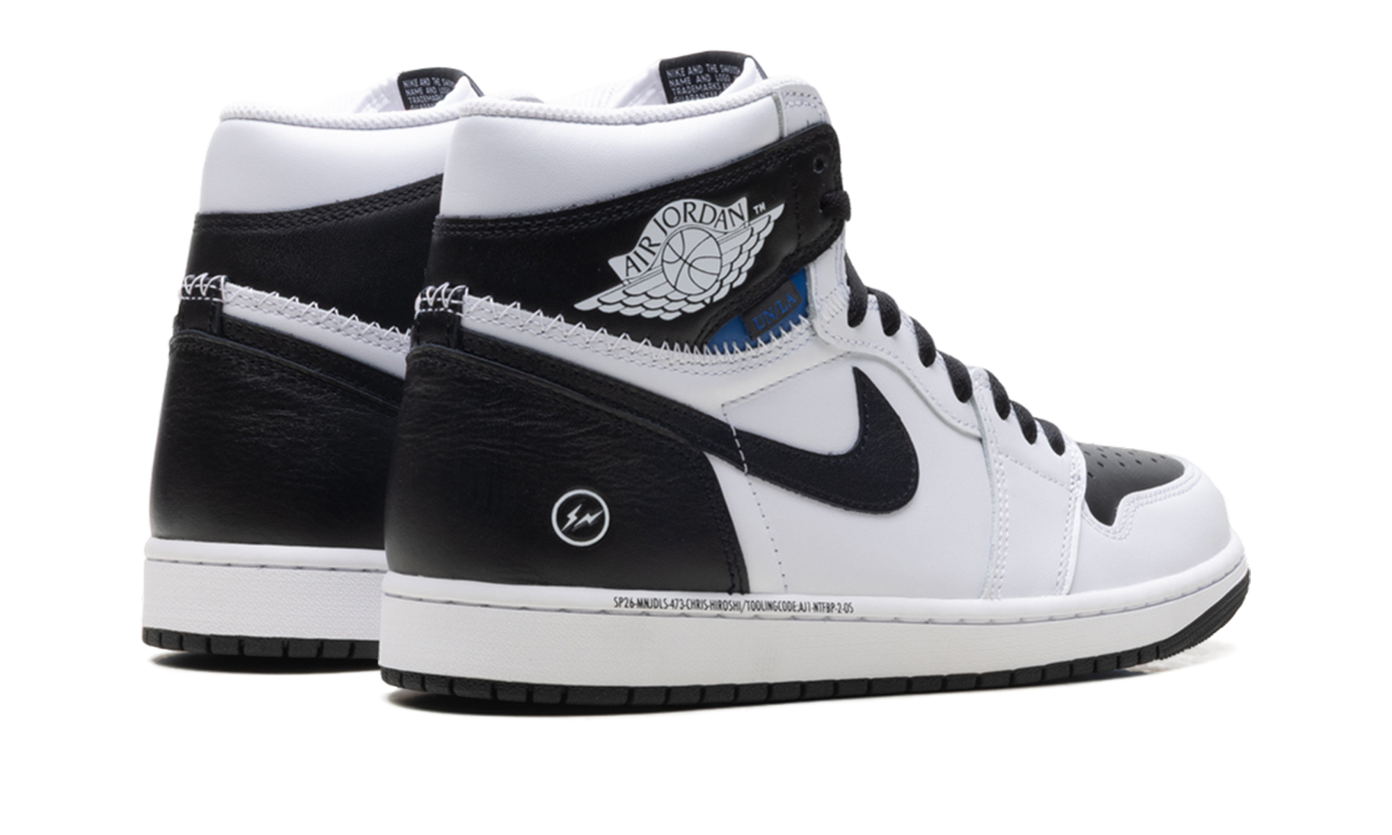 Air Jordan 1 Retro High OG SP Fragment x Union LA White Black