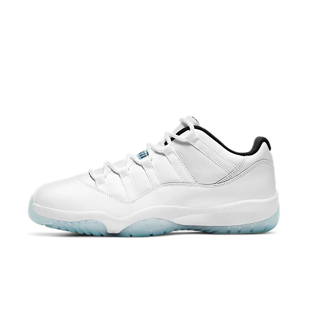 Air Jordan 11 Retro Low Legend Blue, White/White-Black-Legend Blue (AV2187-117 / 528896-117)